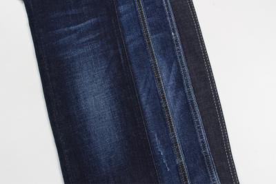 Chine Hot sell and wholesale dark blue crosshatch slub denim jeans  fabric à vendre