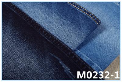 China 10.8oz 75 Cotton 25 Polyester Men Jeans Denim Twill Fabric Denim Jeans Material for sale