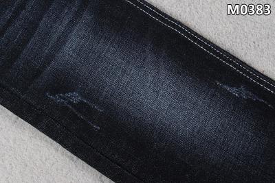 China Sanforizing Cotton Polyester Spandex Denim Fabric Elastic Slubby Jeans Fabric for sale