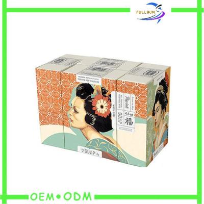 China Diseño delicado único colorido, cajas de la caja de regalo del jabón para el empaquetado del jabón en venta