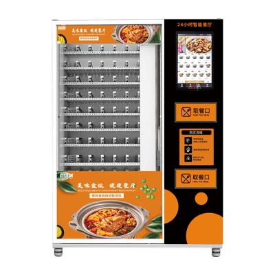 China Pre-Made Meals Vending Machine Hot Meals Vending Machine With Credit Card Reader for sale