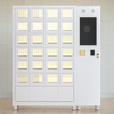 China European Standard Export Cooling Locker Vending Machine With Credit Card Reader And 4℃ Refrigeration for sale