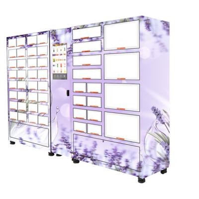 China Máquina expendedora automática del armario del servicio del uno mismo con la refrigeración de enfriamiento 4℃ en venta