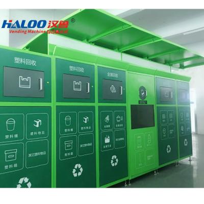 China Certificación completamente automática del CE de las máquinas expendedoras de la basura del ODM con la pantalla táctil en venta