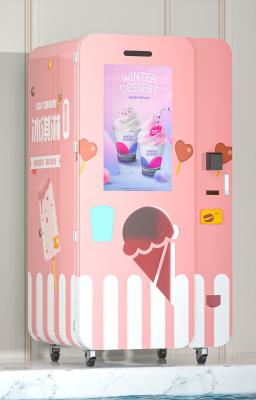 China gelado automático distribuidor rápido da máquina de venda automática macia do gelado 15s que faz a máquina à venda