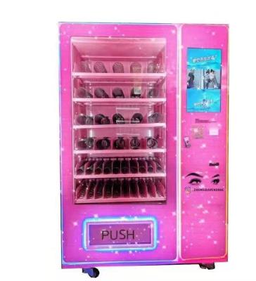 China Máquina de venda automática cor-de-rosa quente Lash Vending Machine With do cabelo tela táctil de 21,5 polegadas à venda