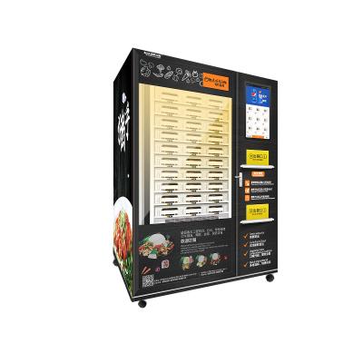 China Fast Food Vending Machine With Heating Bento Vending Machine for sale