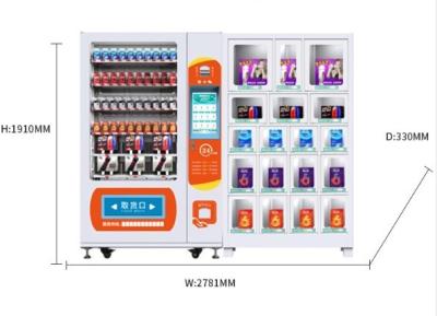 China Máquina de venda automática do ODM do OEM para produtos de beleza com 18 cacifos à venda