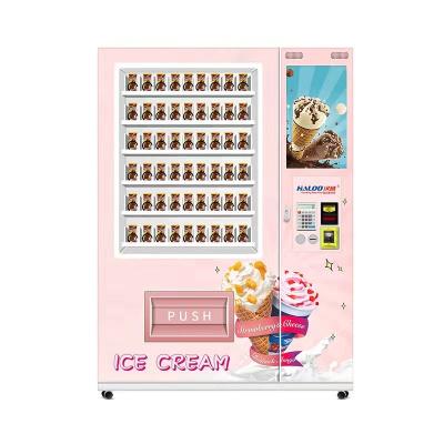 China 21,5 máquina de venda automática congelada tela táctil do gelado do congelador da máquina de venda automática do gelado dos deleites à venda