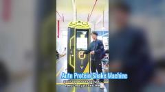Eiwitpoederautomaat met Automatische Menger, Zelfreinigend Systeem & Instelbare Eiwitdosering voor Sportschoolgebruik