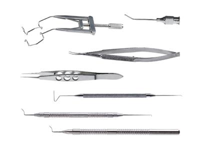 China Advanced Micro Orthopedic Eyes Surgical Instruments Set Lasik/ Lasek Ophthalmic Instrument Sets for sale