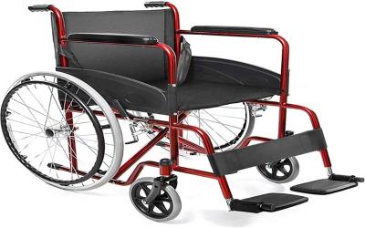 China Hospital Furniture Manual Folding Wheelchair, Suitable For Elderly people for sale