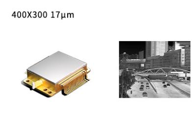 China Sensor térmico alto do VOx da sensibilidade 400x300/17μm, detector da imagiologia térmica para ambientes ásperos à venda