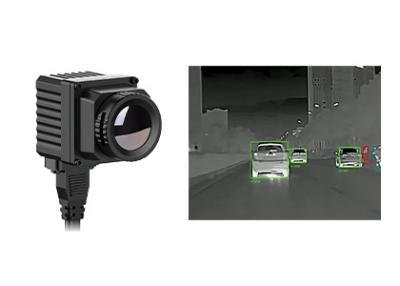 China 384x288 17μm Op een voertuig gemonteerde Thermische Camera met Intelligent Alarm Te koop