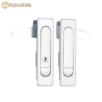 China Electrical Cabinet Plane Push Button Swing Handle Lock for sale