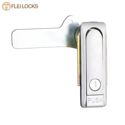 China Plane Lock Type Plane Swing Handle Lock Spraying Finish For Network Cabinet for sale