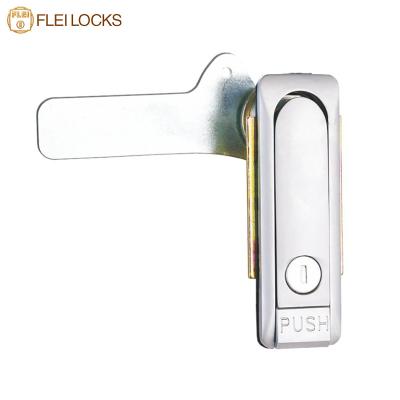 China Die Casting Silver Zinc Alloy Plane Swing Handle Lock For Cabinet And Door for sale