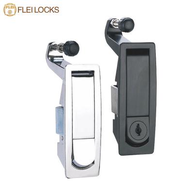 China Zinc Alloy Electrical Panel Door Lock , Electric Cabinet Push Button Lock for sale