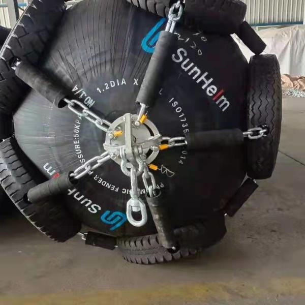Quality 2.5x5.5m Pneumatic Rubber Fender for STS Operation for sale