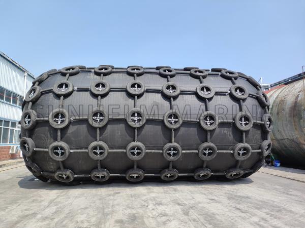 Quality 4.5x12m Pneumatic Rubber Fender Aircraft Tire for STS Operation  for sale