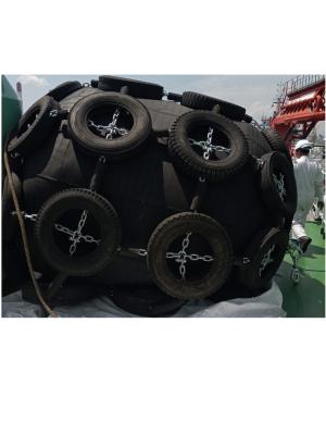 China Sheath Chain and Tires Netting Pneumatic Rubber Fender  for sale