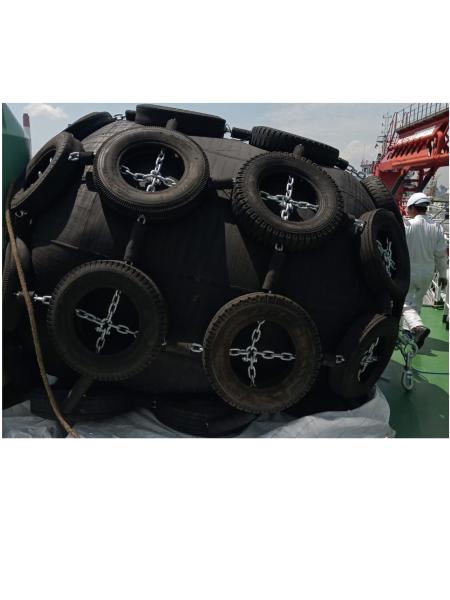 Quality Sheath Chain and Tires Netting Pneumatic Rubber Fender  for sale