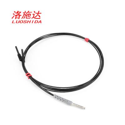 China Diffuse Coaxial Optical Fiber Sensor Cable M3 M4 M6 1M Or 2M for sale