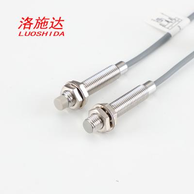 China Small Capacitive Proximity Sensor Switch DC 3 Wire Stainless Steel M8 With Cable Type for sale