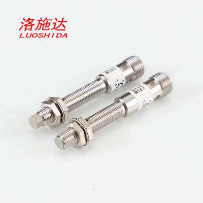 China M8 Non Flush 6mm Long Distance Inductive Proximity Sensor DC 3 Wire With M12 Connector Type for sale