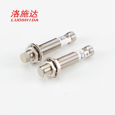 China M12 24VDC Cylindrical Long Range Inductive Proximity Sensor For Metal Detection With M12 Plug for sale