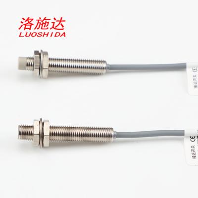 China 3 Wire 10-30VDC Cylindrical M8 Inductive Proximity Sensor Switch Metal Tube for sale