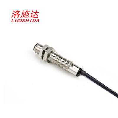 China Diffuse Photoelectric Proximity Sensor With Cable Type DC 3 Wire M12 300mm Distance Adjustable for sale