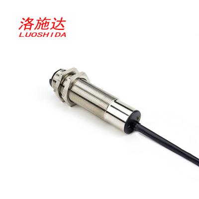 China 24V DC M18 Diffuse Laser Sensor 1M Sensing Distance Adjustable for sale