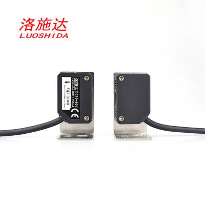 China Through Beam Square Photoelectric Proximity Sensor Detector DC Q31 Plastic Shape for sale