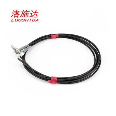 中国 M4繊維センサーのアンプの肘繊維のアンプのためのビーム モード繊維の光学センサーを通した90度のくねり 販売のため