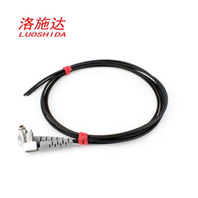 China M6 Throught Beam Mode Fiber Optical Sensor Elbow 90 Degree Bend For Fiber Amplifier for sale