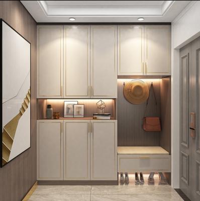 China 3D design diagram Shoes Cabinet  For Living Room Display Cabinet à venda