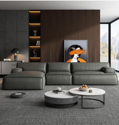 Chine Les aristocrates L forment l'Italien de luxe Sofa First Layer Leather de meubles de salon à vendre