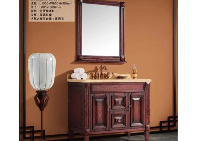 China 130cm Solid Wood Bathroom Vanity 24 Inch Contemporary Bathroom Vanity for sale
