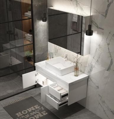 China Multi Space White Contemporary Sinks And Vanities For Bathrooms for sale