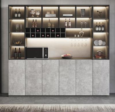 Chine unités de visualisation faisantes le coin en verre de Cabinet de 2.5M Living Room Display pour le salon à vendre