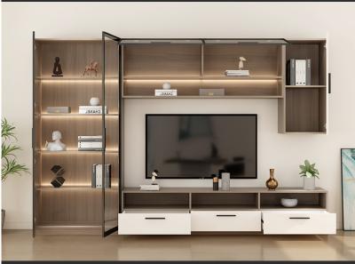 China Living Room TV Shelves With Display Storage Cabinets And Drawers for sale