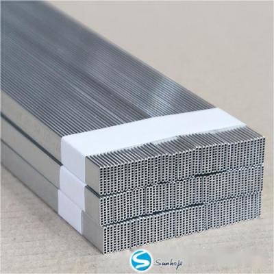 China High Frequency Welded Aluminum Alloy Tubes For Condenser In Carton Box Package for sale