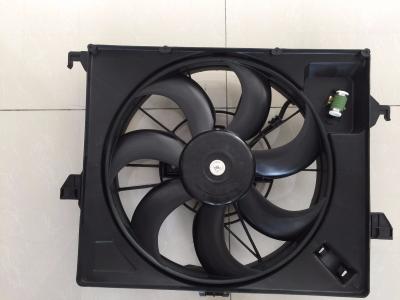 China Los componentes del radiador de la fan del radiador del coche PA66 ajustan forma en venta