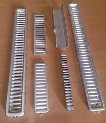 China 1.5mm Thickness Radiator Header Plate Major Head Sheet Customize Size for sale