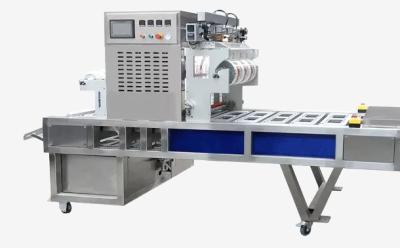 China PLC 3000Pcs/h Industrial Vacuum Packaging Machine Big Inline Type Automatic Sealer for sale