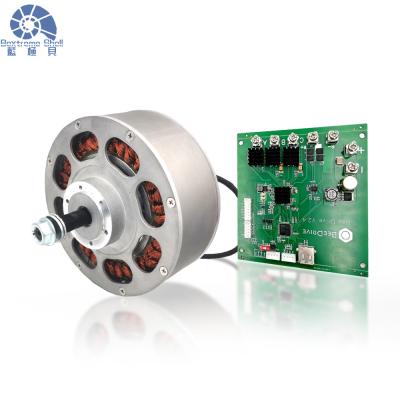 China 6.5 Inch High Torque BLDC Servo Motor With Build In Encoder for sale