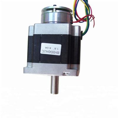 China 80 Mm Length 4A High Torque Nema 34 Stepper Motor Keyway Type With Brake for sale