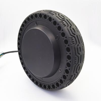 China 6.5 Inch Shock Absorbent Honeycomb Tires Hub Motor With Builtin Encoder for sale