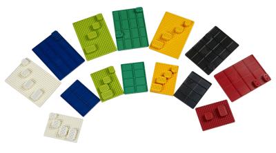 China Colorful Super Mini Solderable Breadboard ABS Plastic Material 25 / 35 / 45 Tie - Points for sale